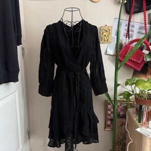 Allsaints Ari Ossia Wrap Mini Dress 4